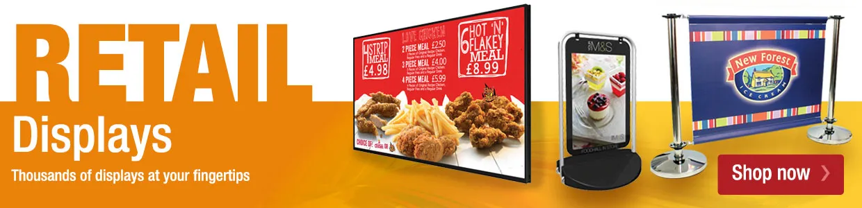 Retail display equipment - thousands of displays at your fingertips.